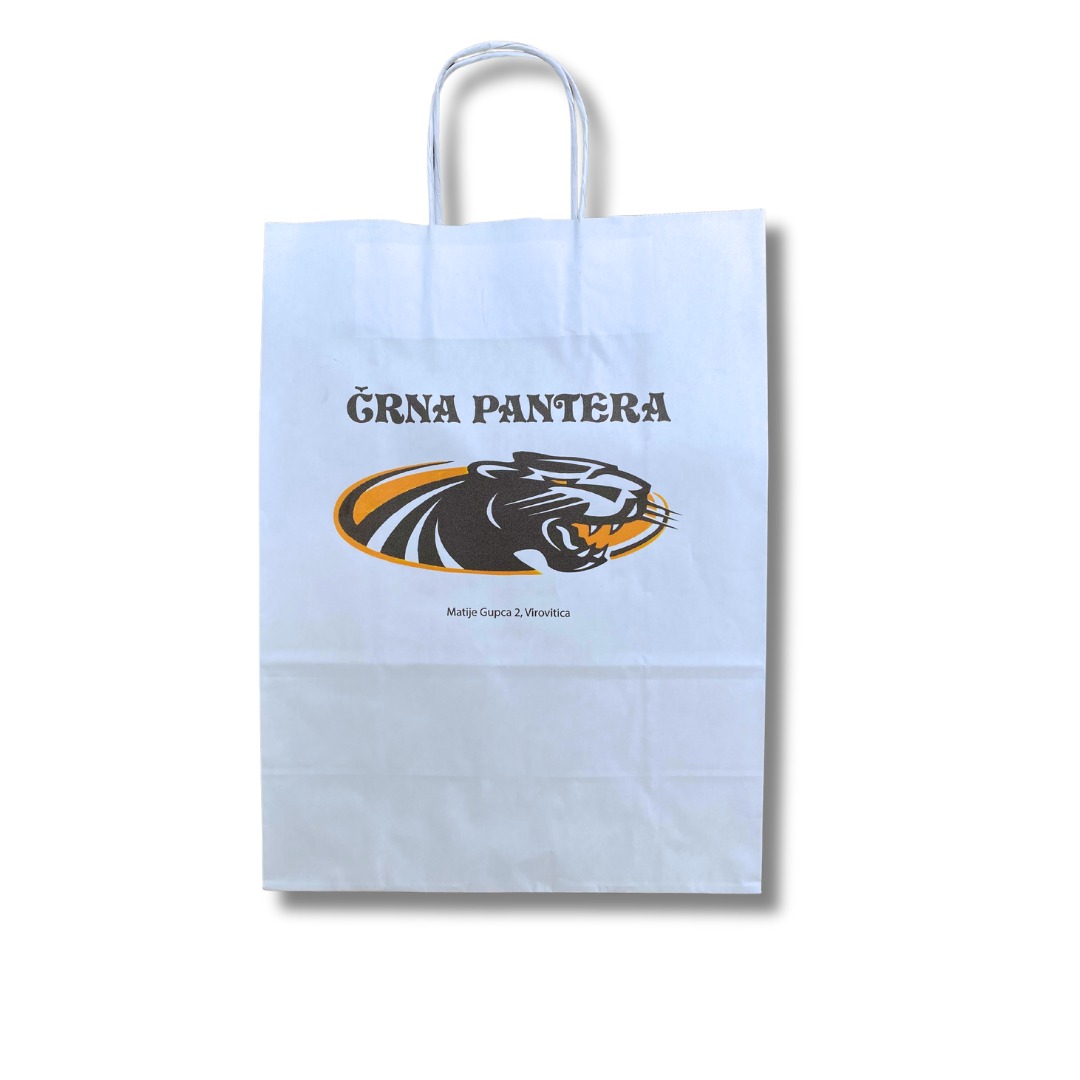 Črna pantera vrećica s tiskom
