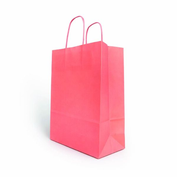 Papirnate vrećice sa pletenom ručkom APRICOT